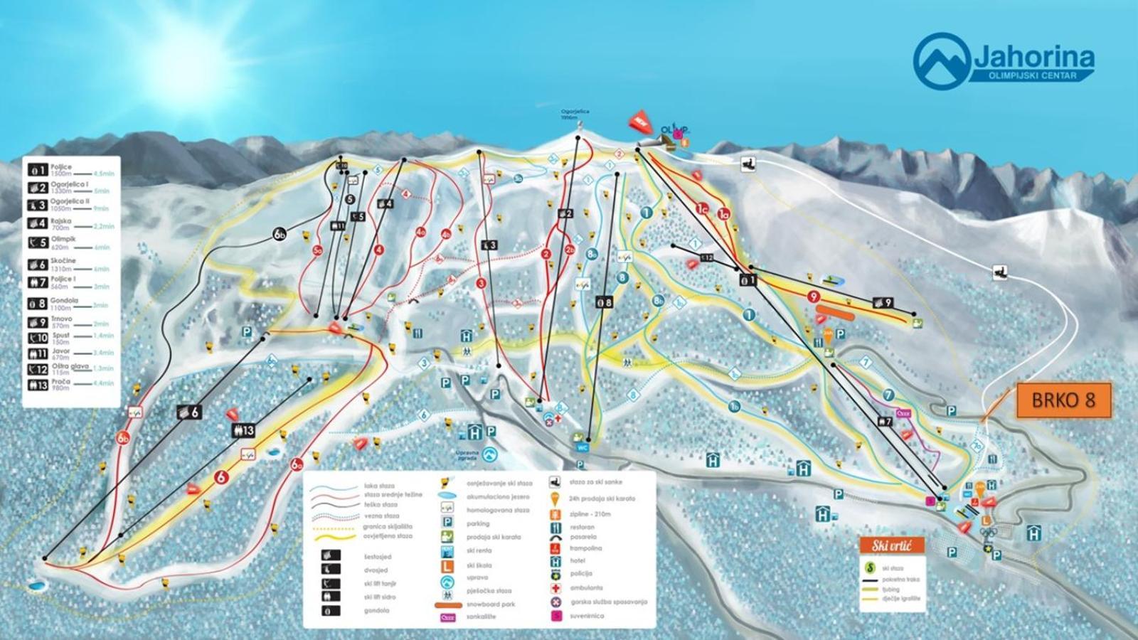 Brko 8 - Lazy Skiing Retreat ヤホリナ エクステリア 写真